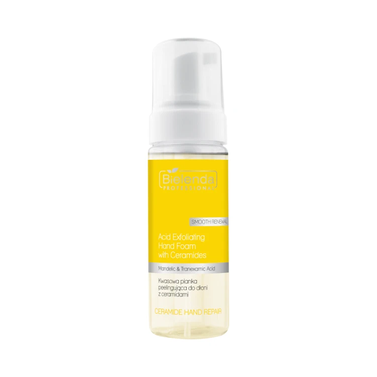 CERAMIDE HAND REPAIR Kwasowa pianka peelingująca do dłoni
