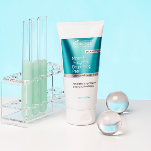 BIELENDA OXY GLOW Mineralno-enzymatyczny peeling rozświetlaj