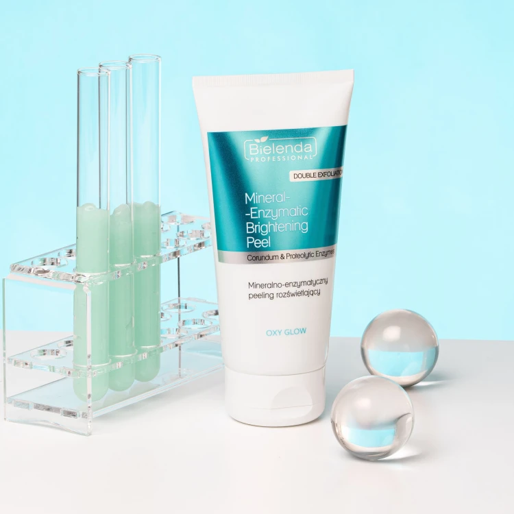 BIELENDA OXY GLOW Mineralno-enzymatyczny peeling rozświetlaj
