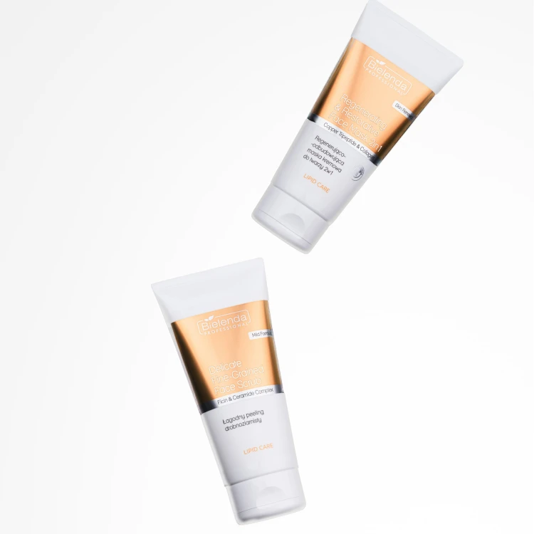 BIELENDA LIPID CARE Łagodny peeling drobnoziarnisty z ficyną