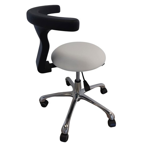 Taboret z oparciem U-shape