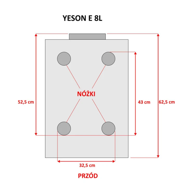 Autoklaw YESON E 8L BLACK LED
