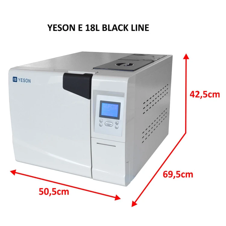 Autoklaw YESON E 18L BLACK LCD