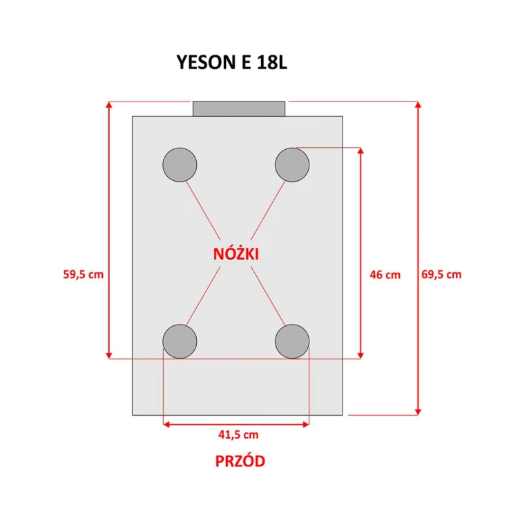 Autoklaw YESON E 18L BLACK LED