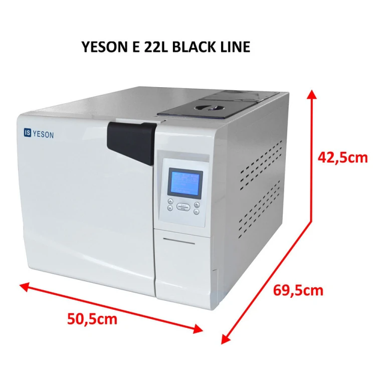 Autoklaw YESON E 22L BLACK LCD