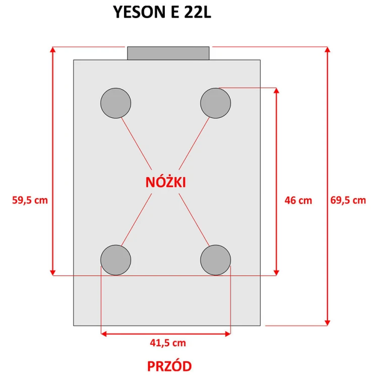 Autoklaw YESON E 22L BLACK LCD