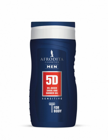 Żel pod prysznic i żel do golenia MEN 5D Kozmetika Afrodita
