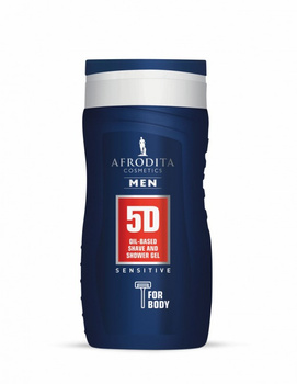 Żel pod prysznic i żel do golenia MEN 5D Kozmetika Afrodita