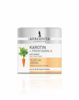 Kozmetika Afrodita - Karotin - Krem nawilżający przeciwzmarszczkowy 35+ 50 ml